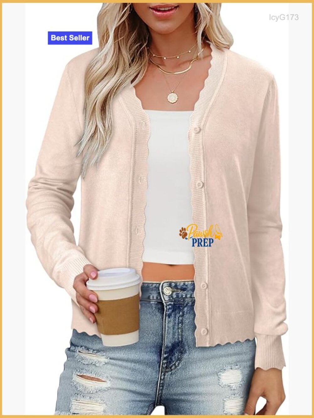 Cardigan for Women Dressy Button Down Work Sweaters Long Sleeve Knit S-2XL